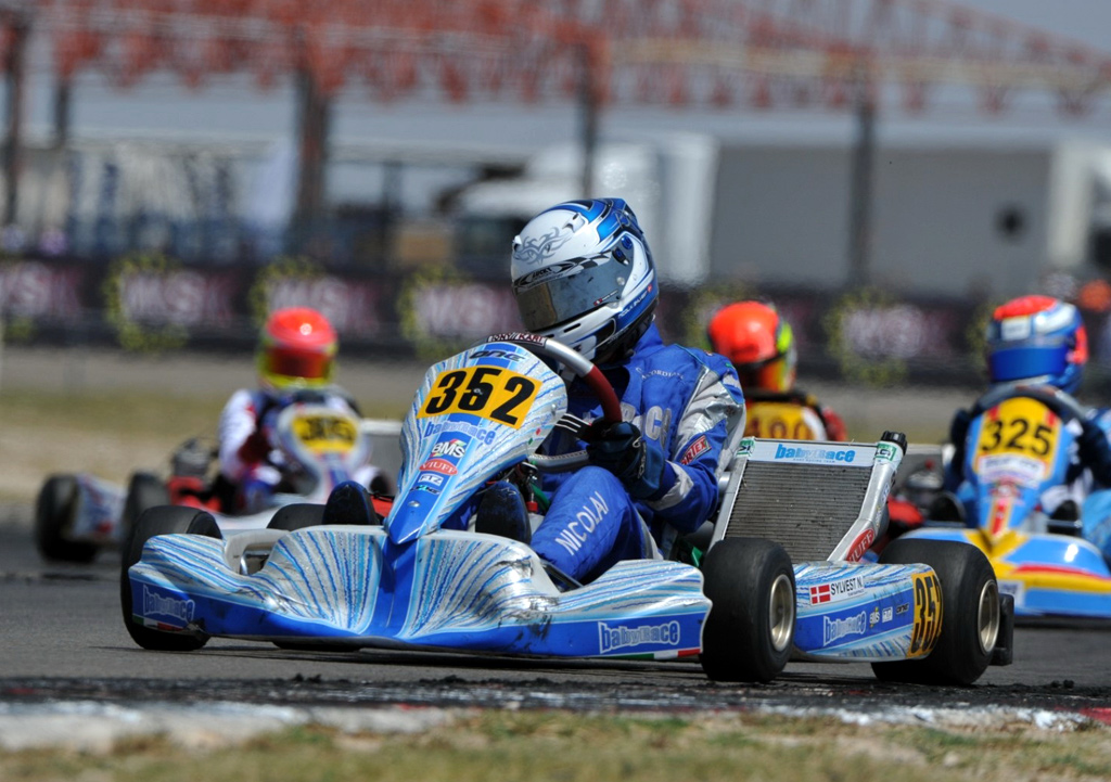 Nicolai Sylvest nummer tre i internationalt kartingmesterskab.
(Foto: Sylvest Motorsport)